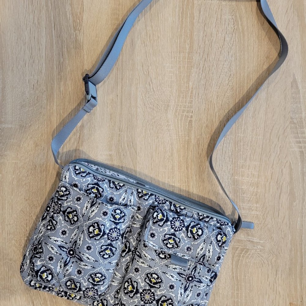 Vera Bradley Cross-Body Purse - Grey